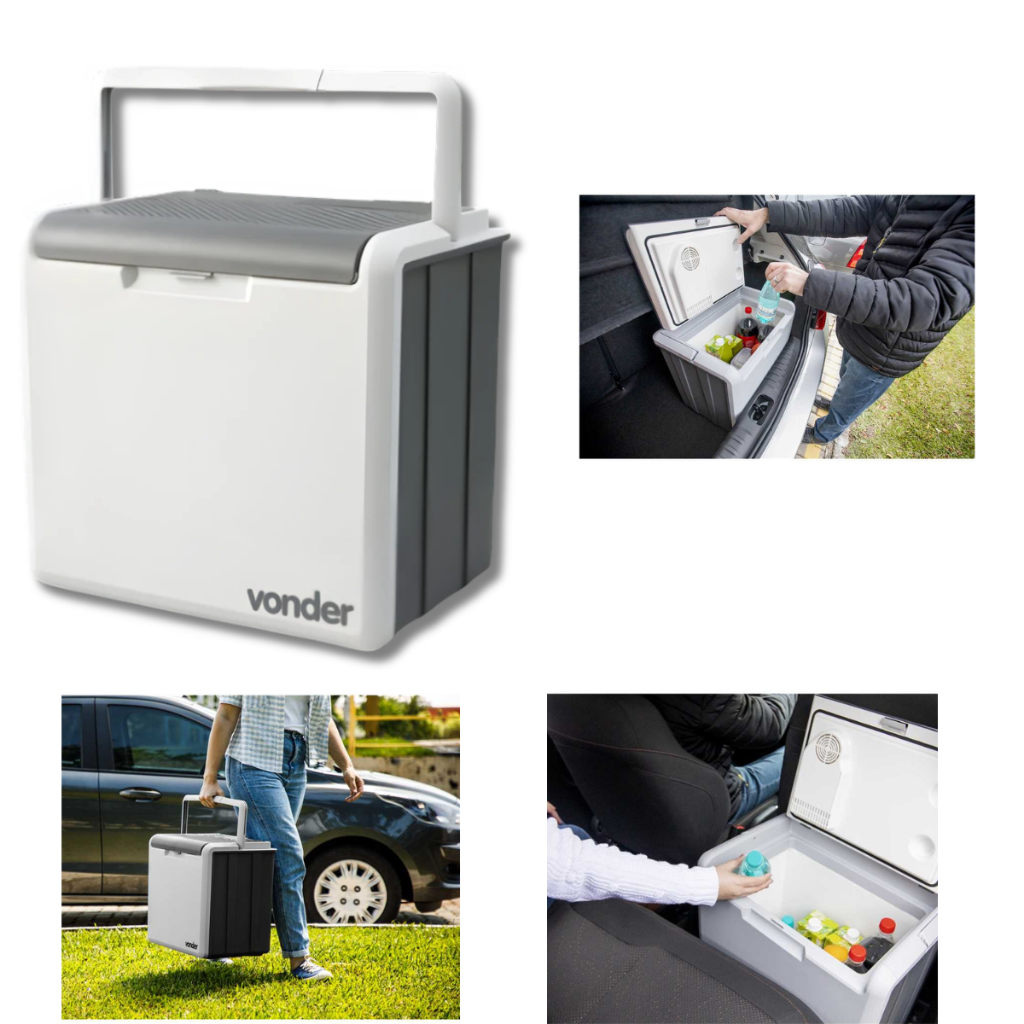 Refrigerador e Aquecedor Automotivo Vonder 30 Litros 12V Para Caminhão e Viagens