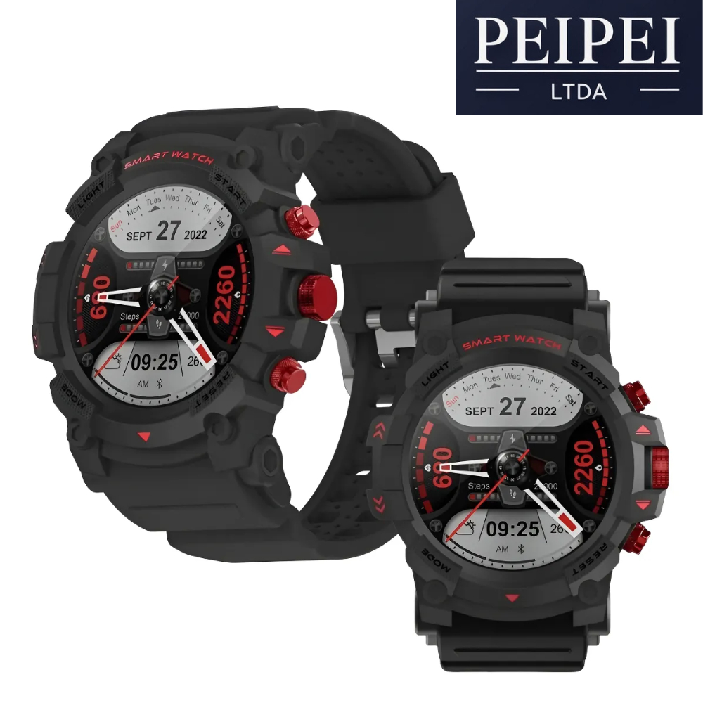 Smartwatch GPS PEJE G01C-Relógio Smartwatch 1.39",À Prova d'Água 1ATM,300MAh