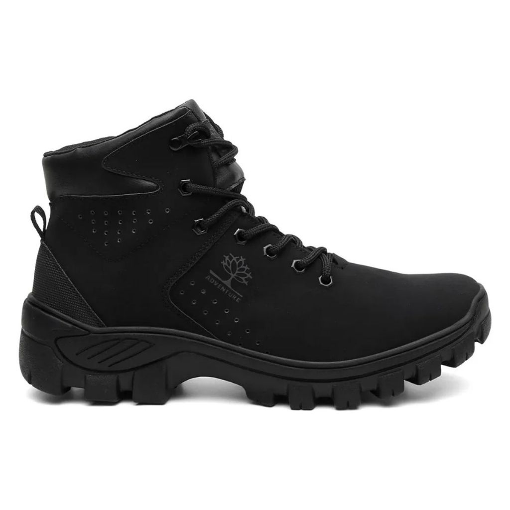 Bota Masculina VNT Adventure Coturno Militar Trekking Boots Solado Antiderrapante