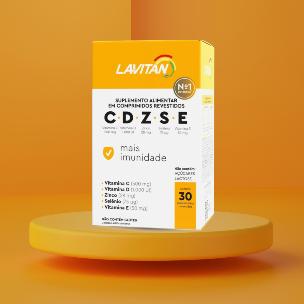 Lavitan Suplemento CDZSE + Imunidade 30 Comprimidos Revestidos | Cimed