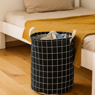 Cesto Dobrável Roupa Suja Brinquedos Multiuso Impermeável Lavanderia em Oferta na Shopee