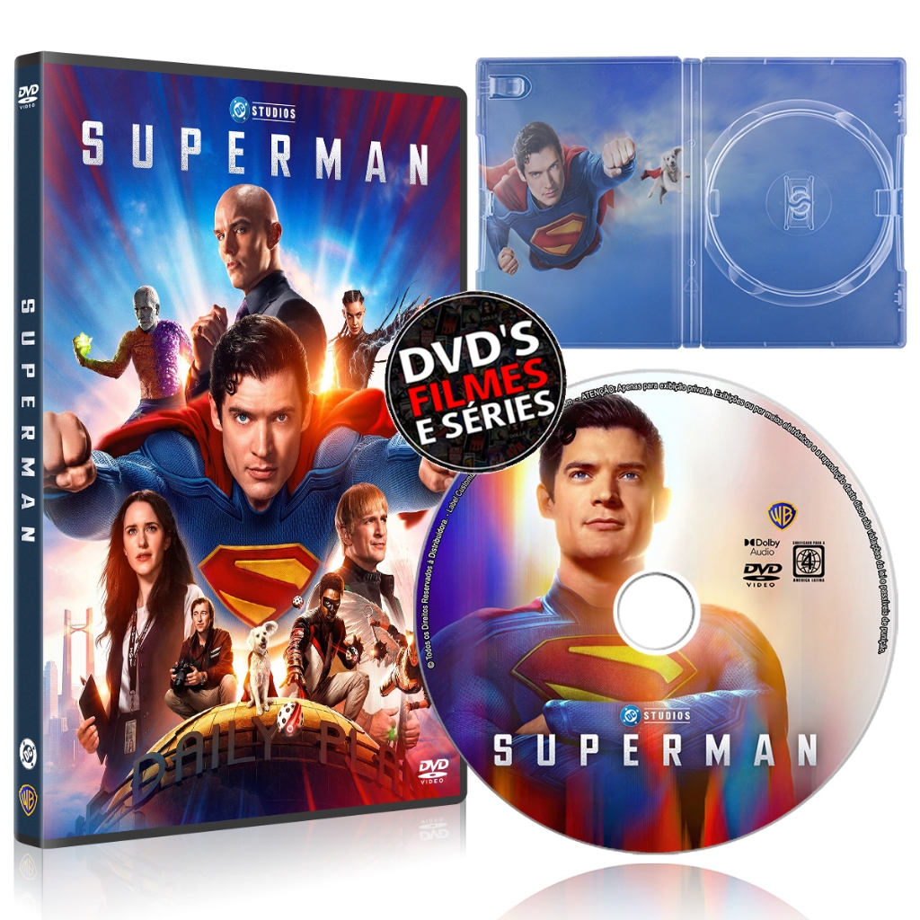 DVD Superman (COM EXTRAS) Dublado e Legendado (2025) - Alta Qualidade *PROMOÇÃO*