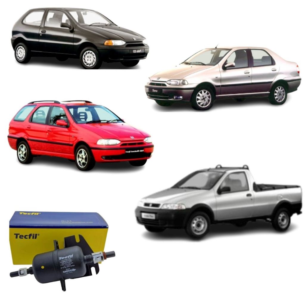 Filtro Combustivel Fiat Palio Siena Strada Weekend Motor Fiasa 1.0 1.5 1.6 8V 16V GI41 Tecfil em Oferta na Shopee