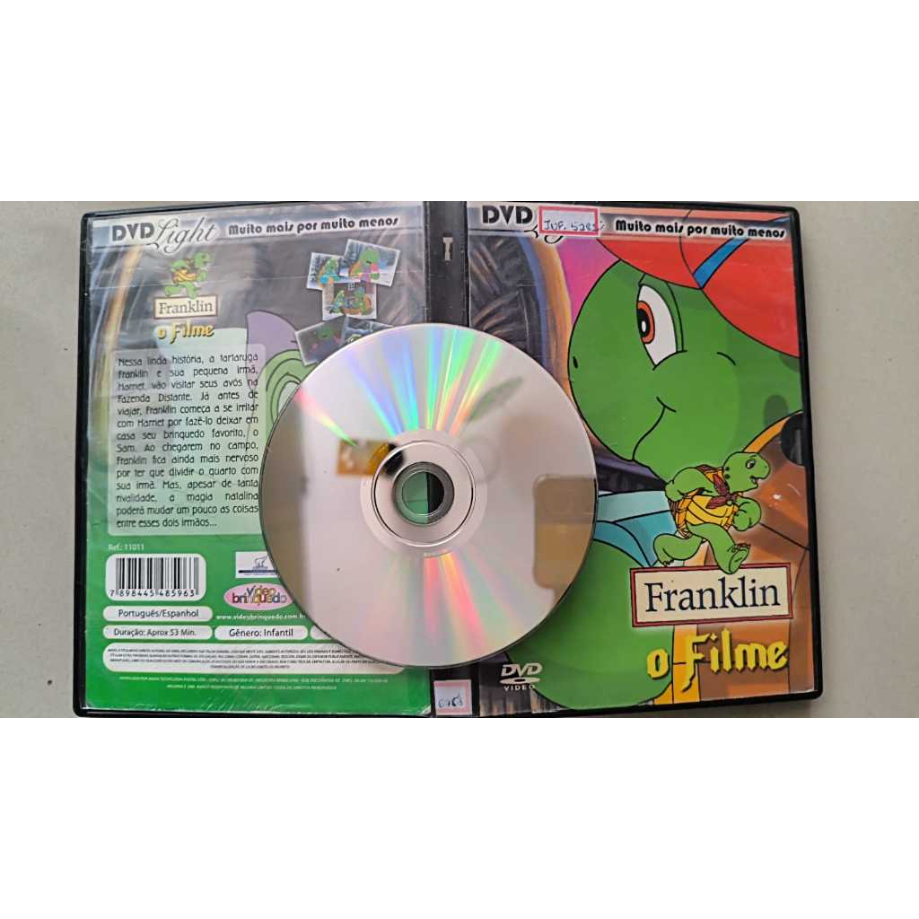 franklin o filme dvd com detalhes na capa
