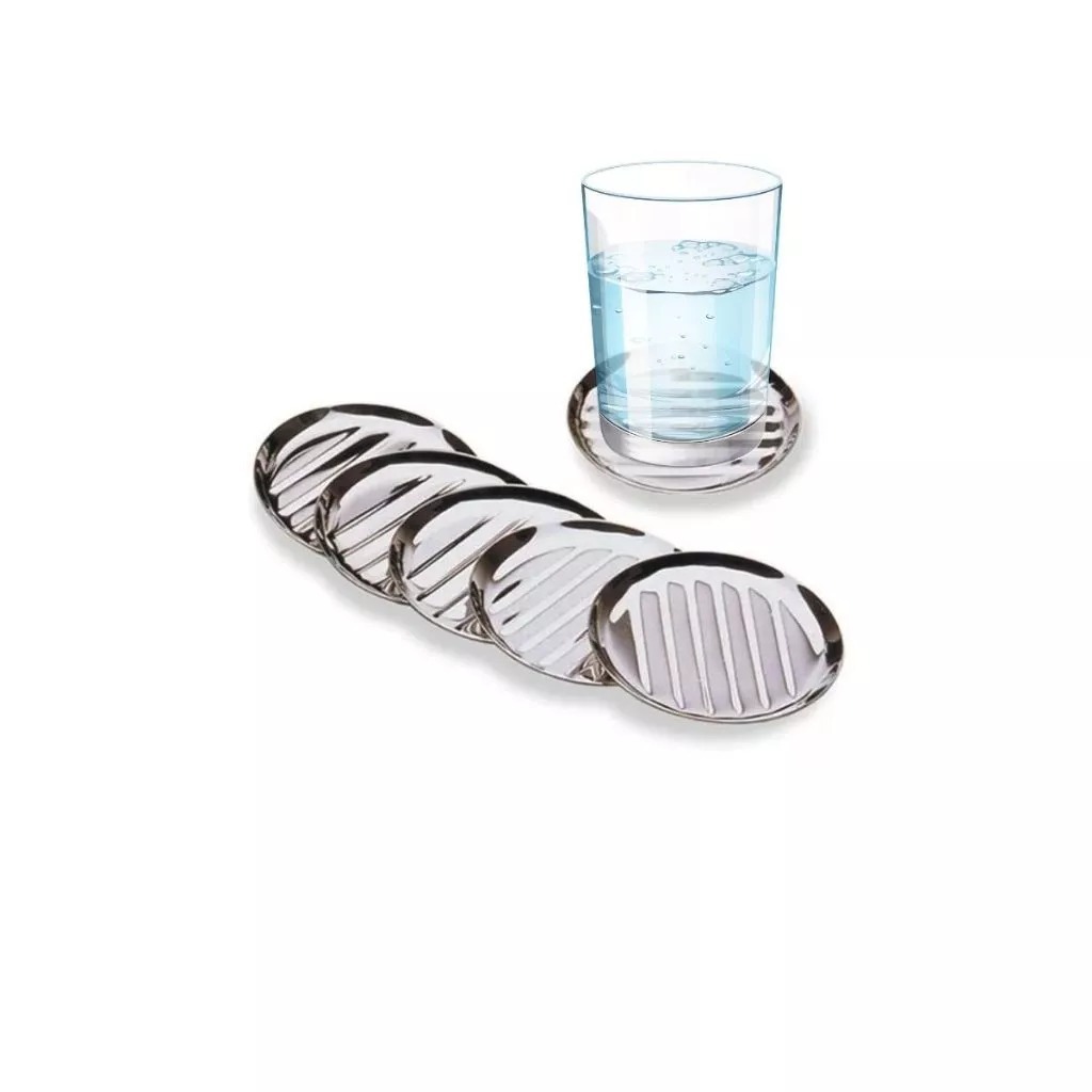 1x Porta Copos Inox Para Restaurante Bar Mesas Balcão - Viel