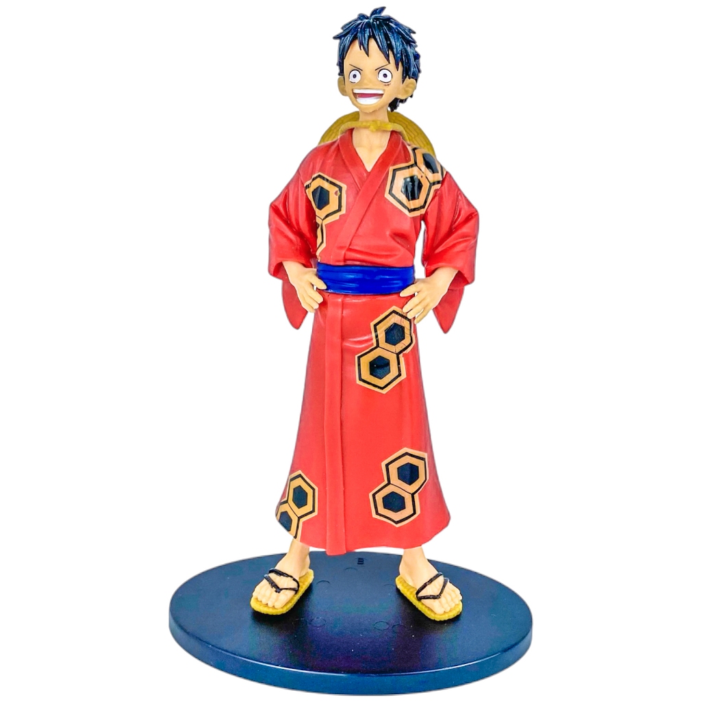 Boneco Luffy Action Figure Estatua Monkey D. Luffy One Piece Saga Wano Colecionavel Anime