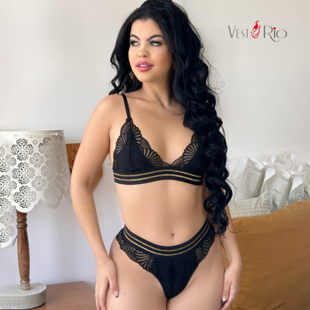 Calcinha Renda Preta - Comprar com Melhor Preço em Lingerie e Roupa Íntima