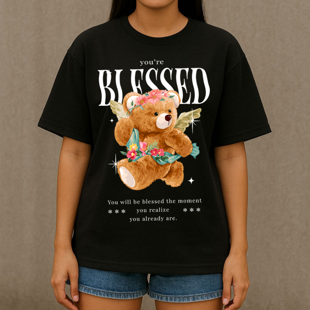 Camiseta Feminina Oversized Estilosa Despojada Camisetao Basico Confortavel Streetwear Casual
