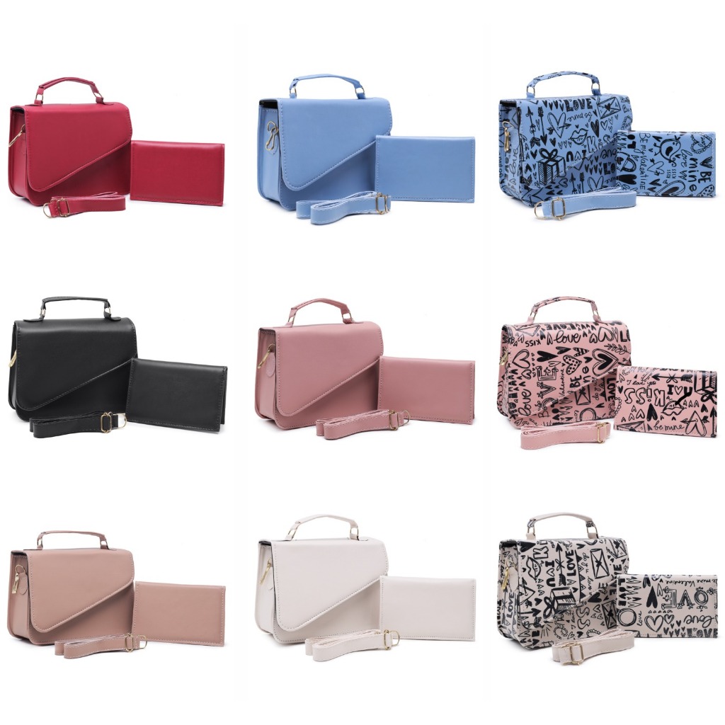 Kit Bolsa Pequena Lolita com Carteira Slim em Oferta na Shopee