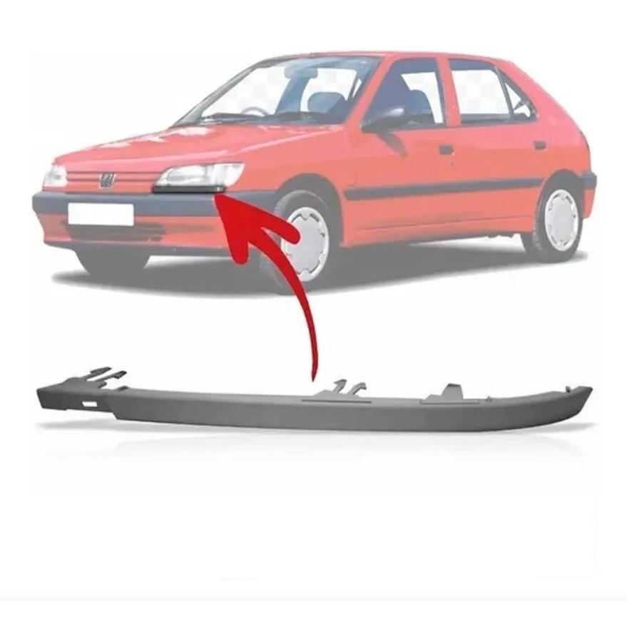 Friso moldura a baixo do Farol Peugeot 306 93/96