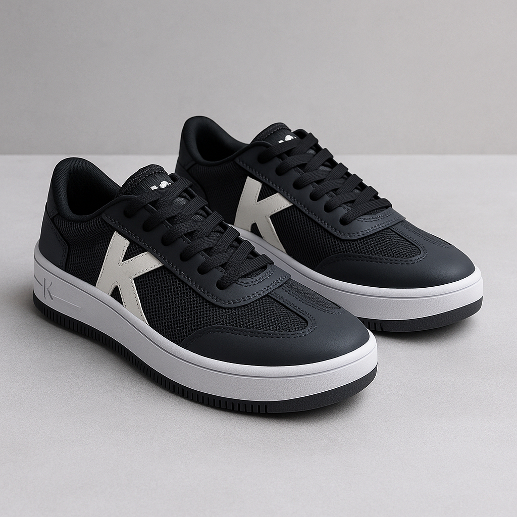 Tênis Infantil Menino Kidy Nova York Cadarço Confortável Antiderrapante Anatômico Casual Estiloso