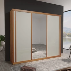 Guarda-Roupa Casal Theo Esp 100%MDF 3 Pts 6 Gav Bom Pastor