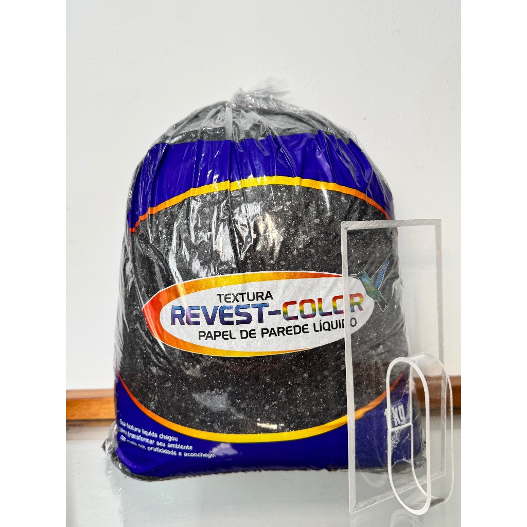 Kit papel de parede líquido Coleção RC + Desempenadeira Acrílica