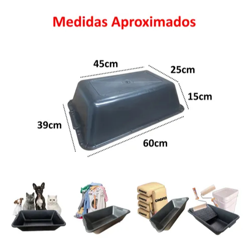 KIT 2 CAIXAS  BANHEIRO PET 20 LITROS - MASSEIRA - OBRA - MULTIUSO - PRONTA ENTREGA