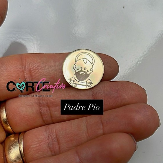 KIT 10 ou 30 unidades tag Padre Pio