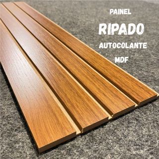 Kit 50 Placas Painel Parede Ripado em mdf Revestimento Autocolante Completo em Oferta na Shopee