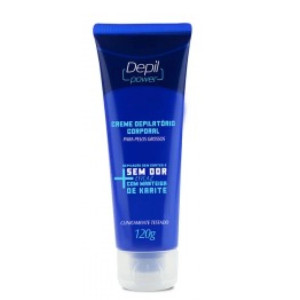 Creme Depilatorio Corporal Masculino pelos Grossos 120g Depil Power