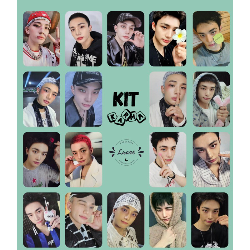 Kit 18 photocards Karma - Membro em Oferta na Shopee