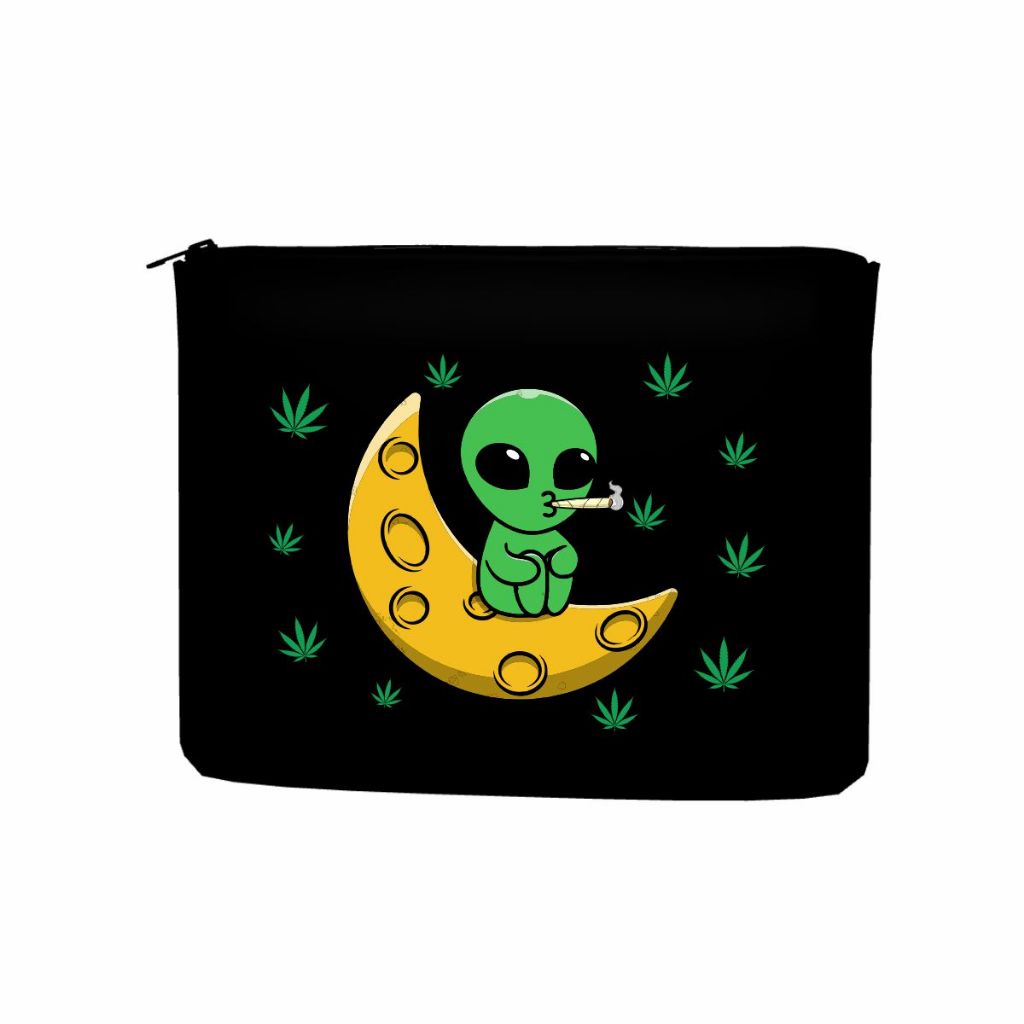 Porta Moeda Alien na Lua - Porta Niquel