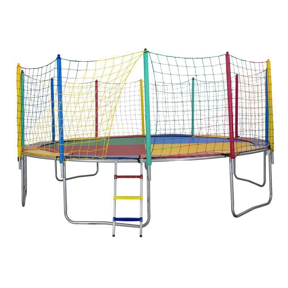 Cama Elástica Pula Pula 4,27m Colorida Nacional PapiBrink em Oferta na Shopee