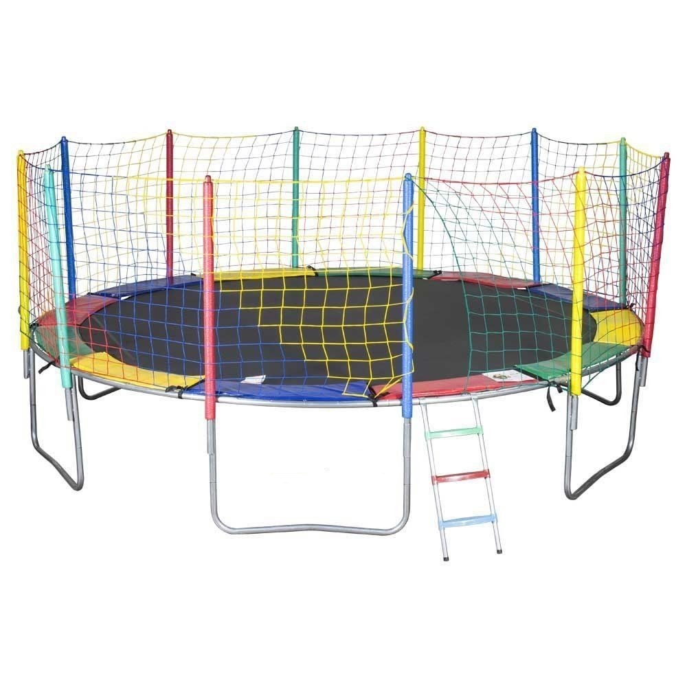 Cama Elástica Pula Pula 4,27m 6 Pés Lona s/ Emenda PapiBrink em Oferta na Shopee