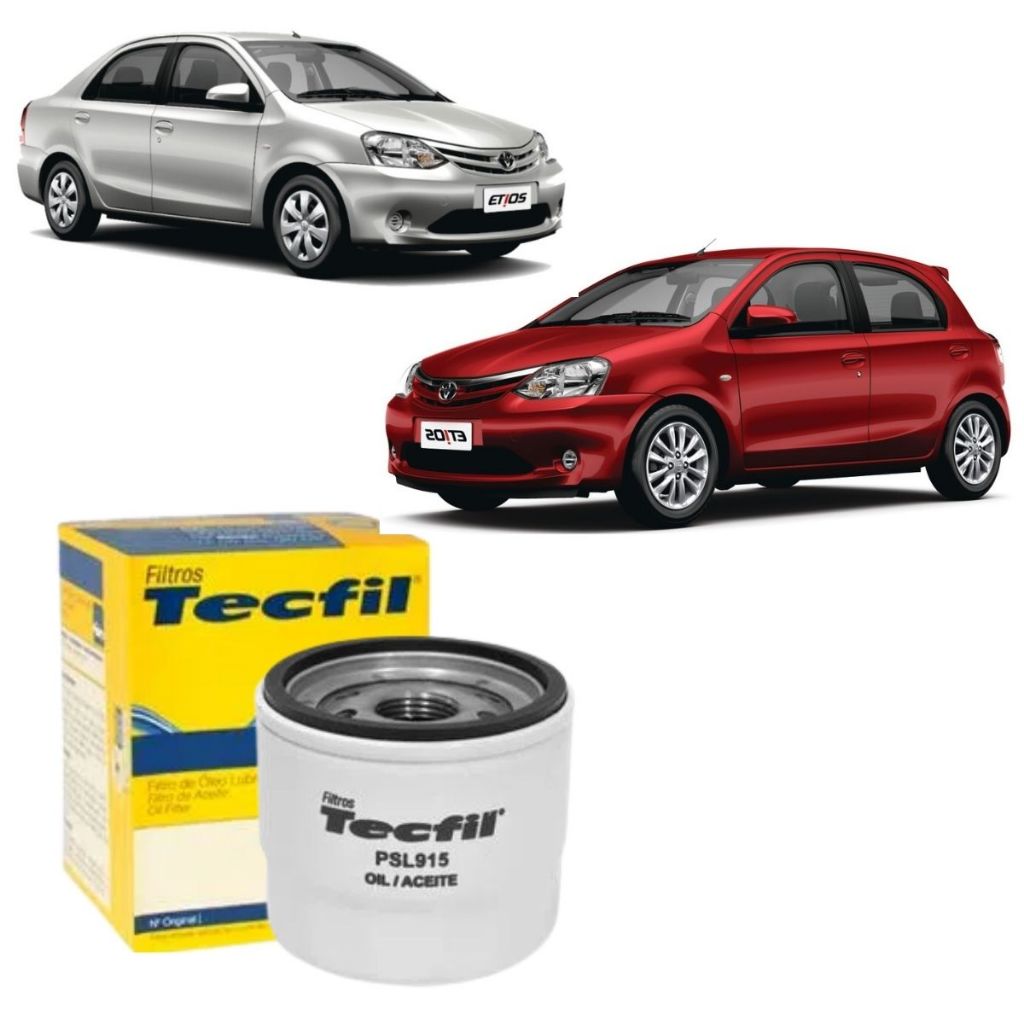 Filtro Oleo Motor Etios 1.3 1.5 2013 2014 2015 Psl915 Tecfil