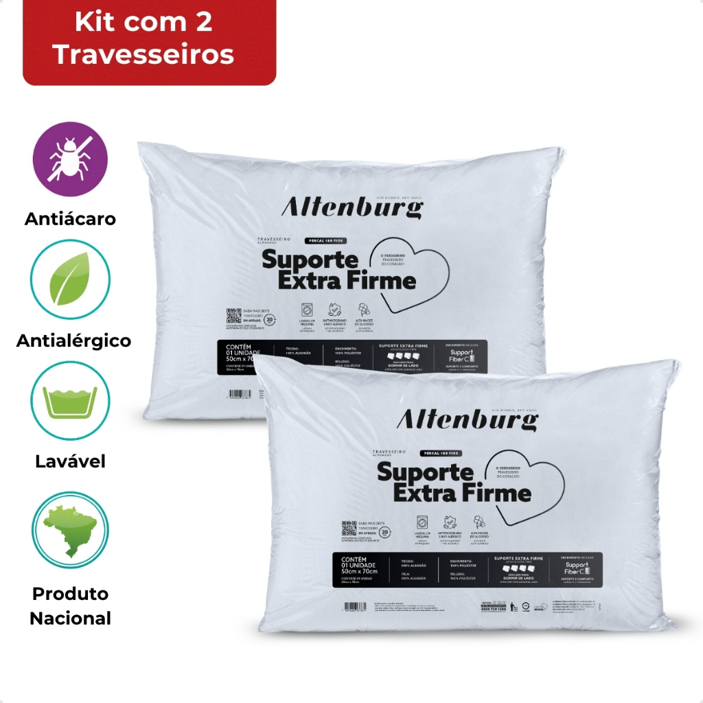 Travesseiro Altenburg Macio: Onde Comprar | BuscaProdutos