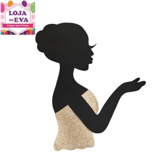 🌸 Silhueta Mulher com Corpete em Oferta na Shopee