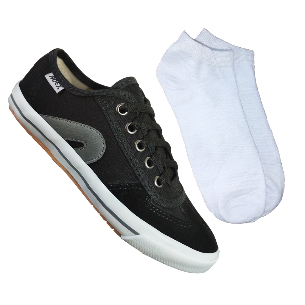 KIT Tênis Adex ORIGINAL Futsal Esportivo Menino Infantil Casual com Solado Vulcanizado + MEIA