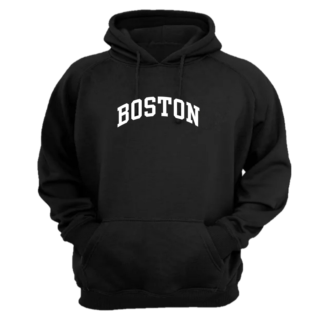 Blusa Moletom Boston Lançamento Com Capuz  Flanelado De Frio Masculino E Feminino
