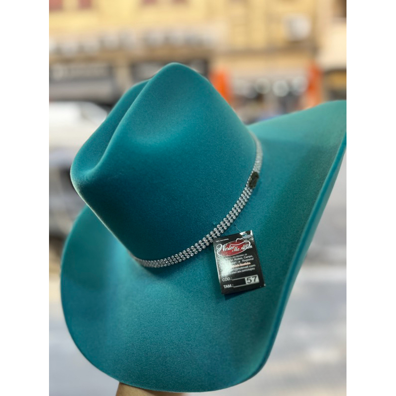 Chapéu Boiadeira Western McAllen em Veludo – Estilo Country