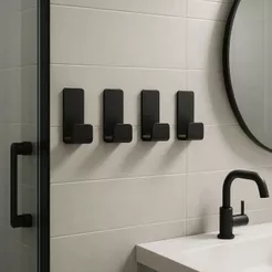 Gancho de Parede Adesivo Fita 3M Porta Toalha De Rosto