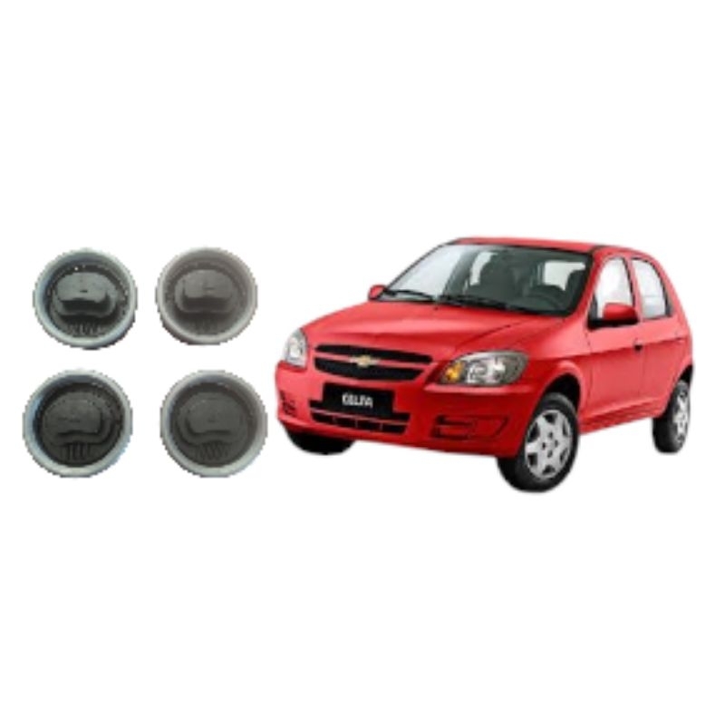 Difusor Saida Ar Celta Prisma 2000 Até 2006 Aro Prata 4 Pçs em Oferta na Shopee