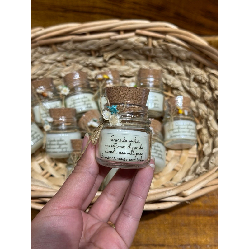 Lembrancinha Nascimento, batizado, casamento,aniversário,empresarial. Personalizada. Vela Aromática .