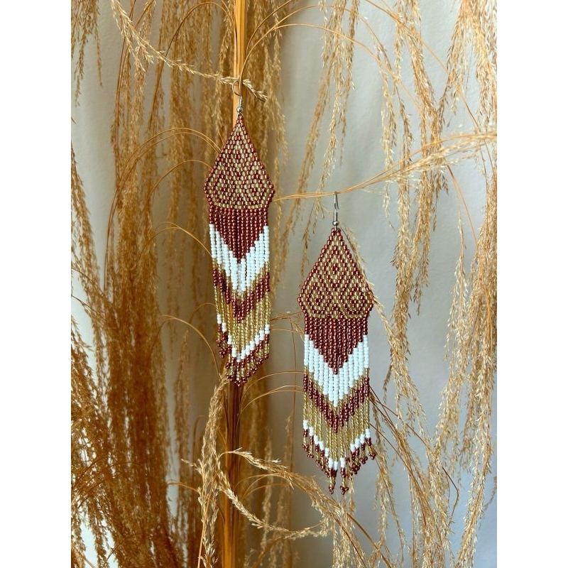 ✨ Brinco de Miçangas Artesanal ✨️ em Oferta na Shopee