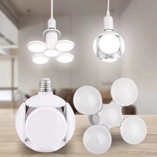 Lâmpada Bulbo LED Pétalas Luminária E27 Dobrável Ajustável Futebol Branca Fria em Oferta na Shopee