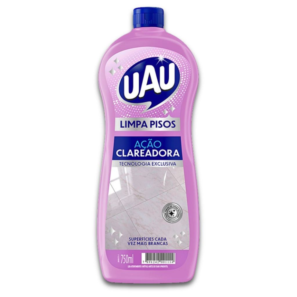 Limpa Pisos Uau Ação Clareadora 750ml em Oferta na Shopee