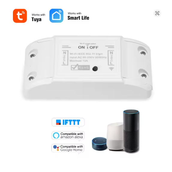 Interruptor Inteligente Smart WiFi Automação Residencial Alexa Google Smart Life COIBEU