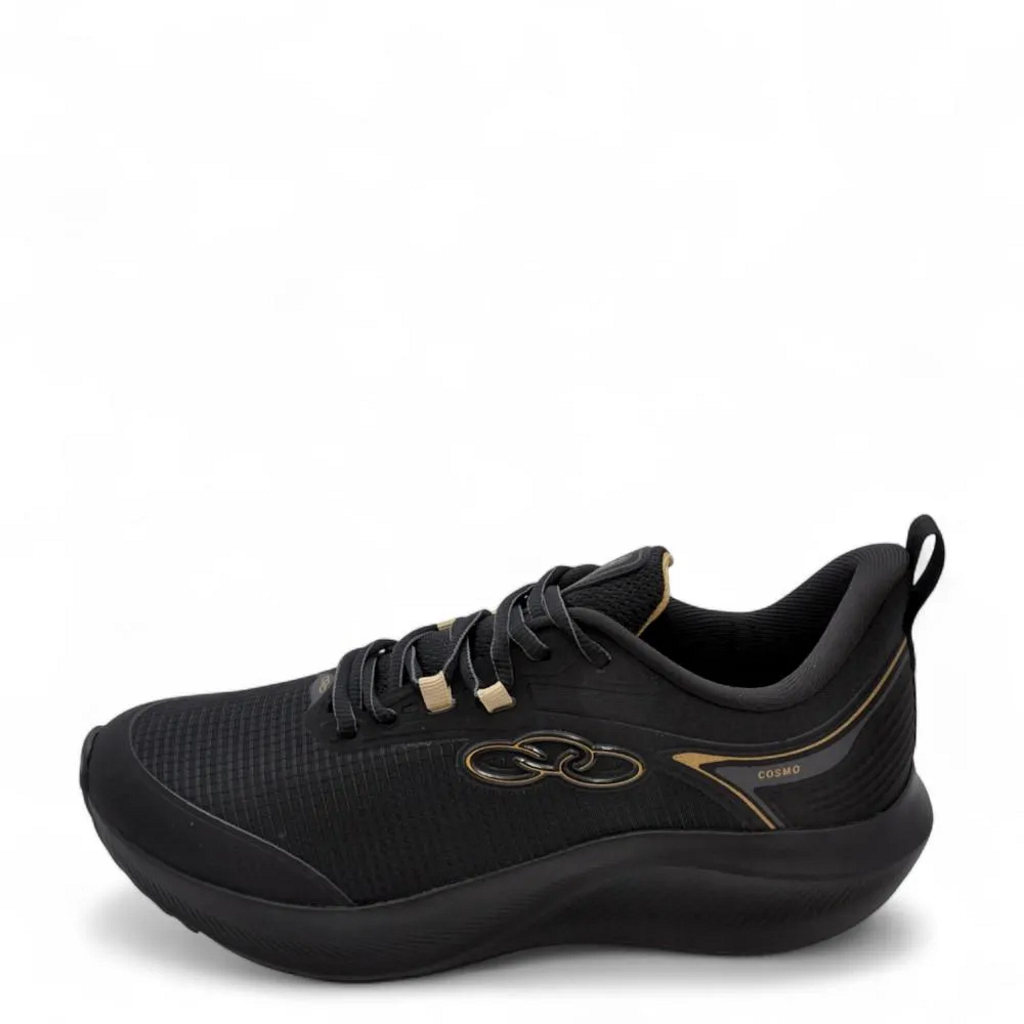 Tênis Masculino Olympikus 334 Cosmo Preto/Preto
