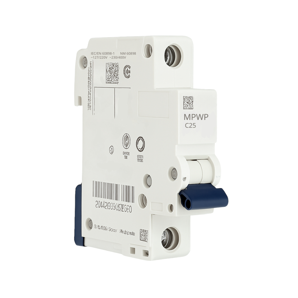 KIT 6 Disjuntor Weg Din 1 Polo Mdwp-c 25a 15265685 Weg