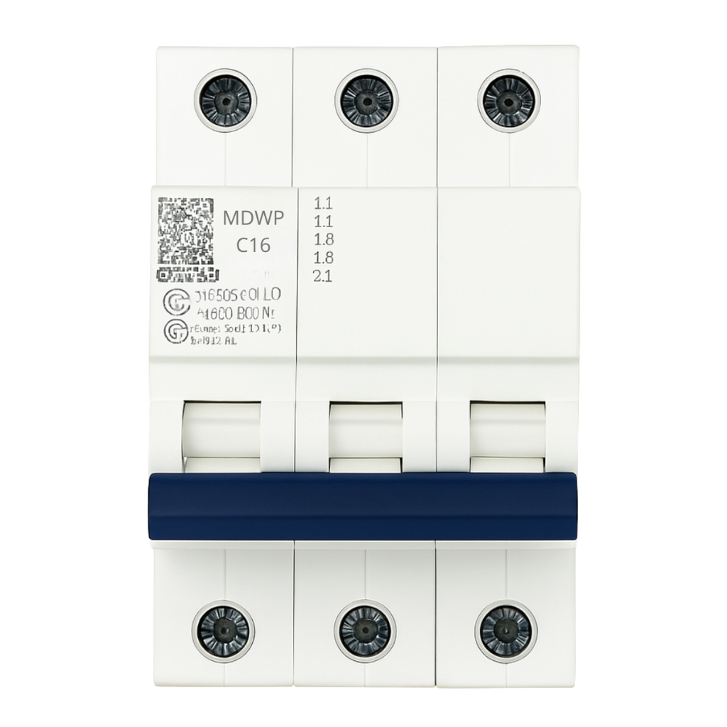 KIT 2  Disjuntor Weg Din 3 Polos Mdwp-c 16a 15265747 Weg