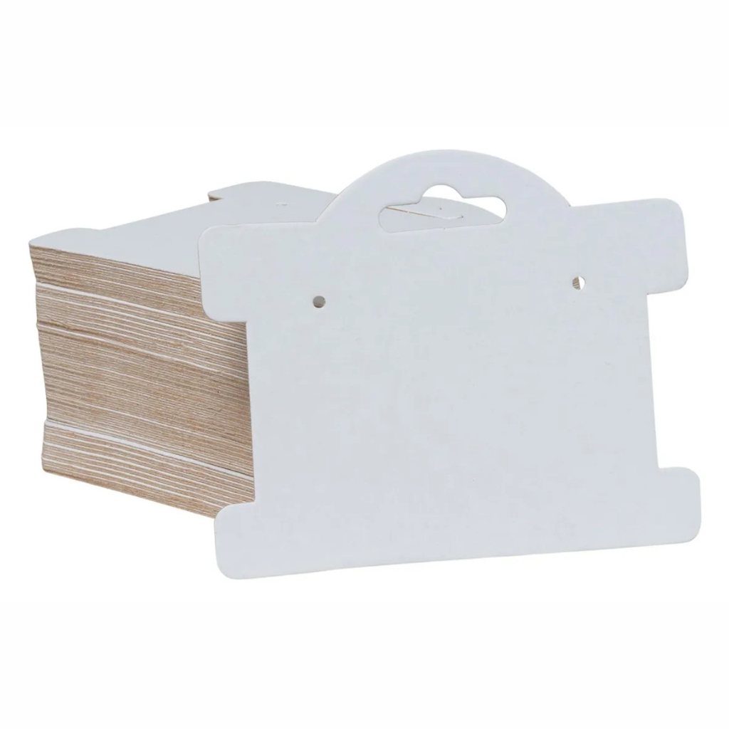 Tag Camisa para Brinco Pulseira Laço de Cabelo 9,5x7cm 200 Peças - CX0015