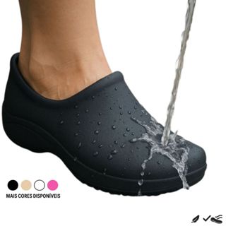 Sapato Babuche Fechado Profissional Segurança Antiderrapante Original Leve e Macio Trabalho Cozinha em Oferta na Shopee