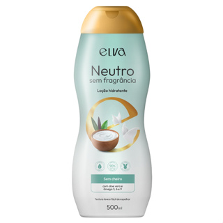 Creme Loção Hidratante Corporal Neutro Sem Fragrância 500ml Elva em Oferta na Shopee