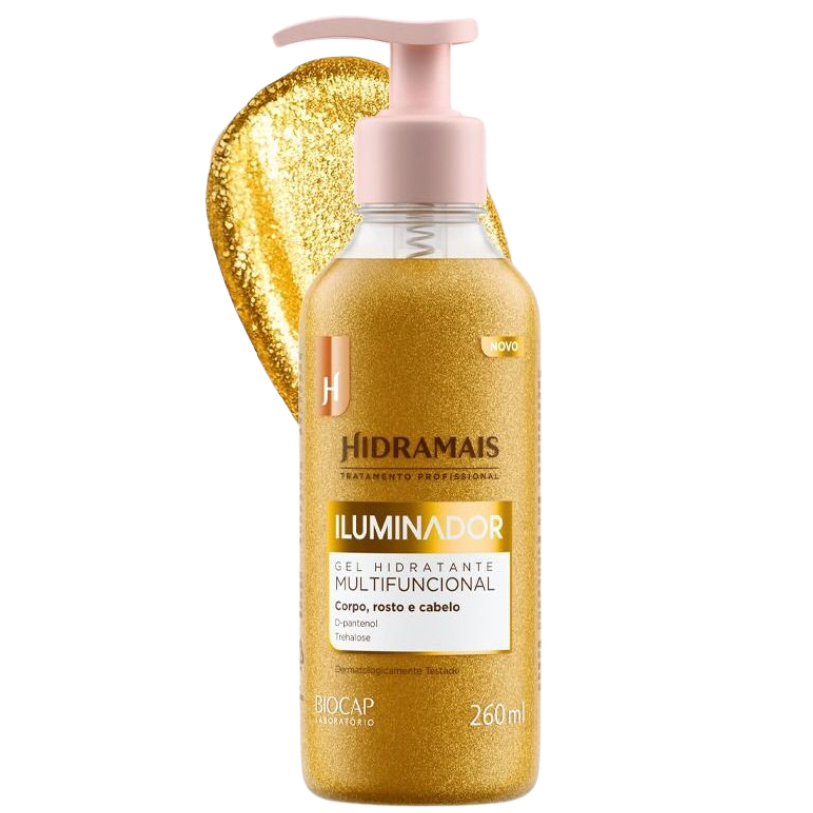 Gel Iluminador Hidratante Multifuncional 260ml Hidramais em Oferta na Shopee