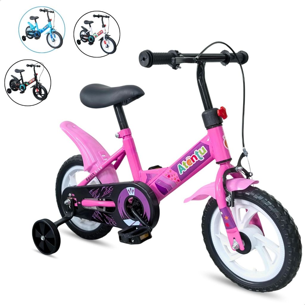 Bicicleta Infantil Aro 12 Menina Menino com Pedal e Rodinhas para Criança em Oferta na Shopee