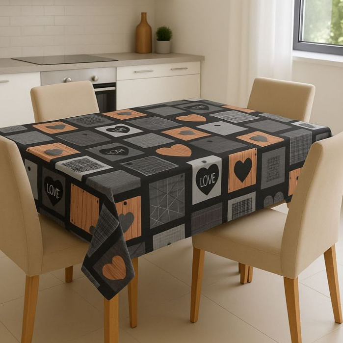 Toalha de Mesa Térmica em PVC 4 Tamanhos Disponíveis Impermeável e Sofisticada Estampas Va...