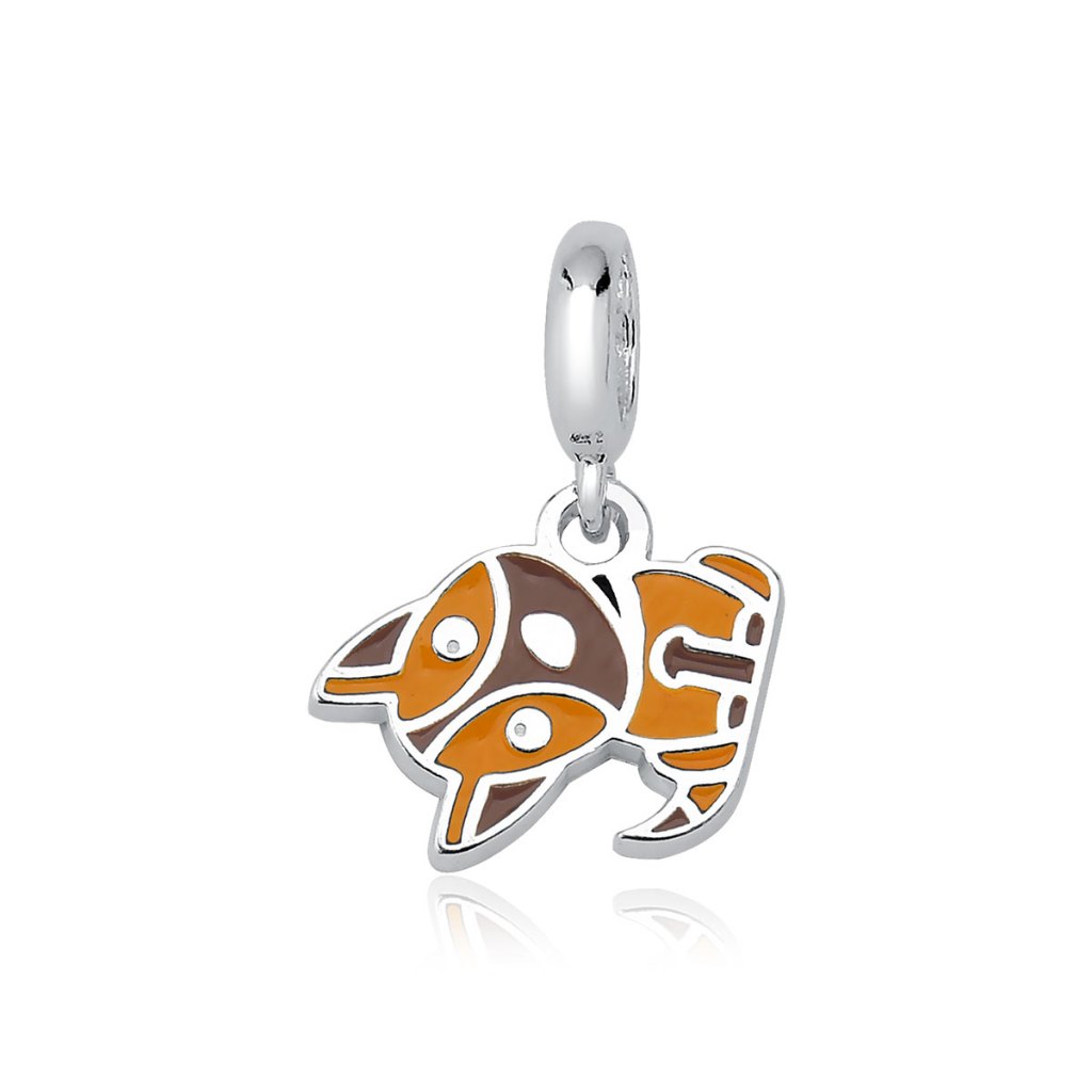 Berloque de Prata 925 Cachorrinho Resinado em Oferta na Shopee