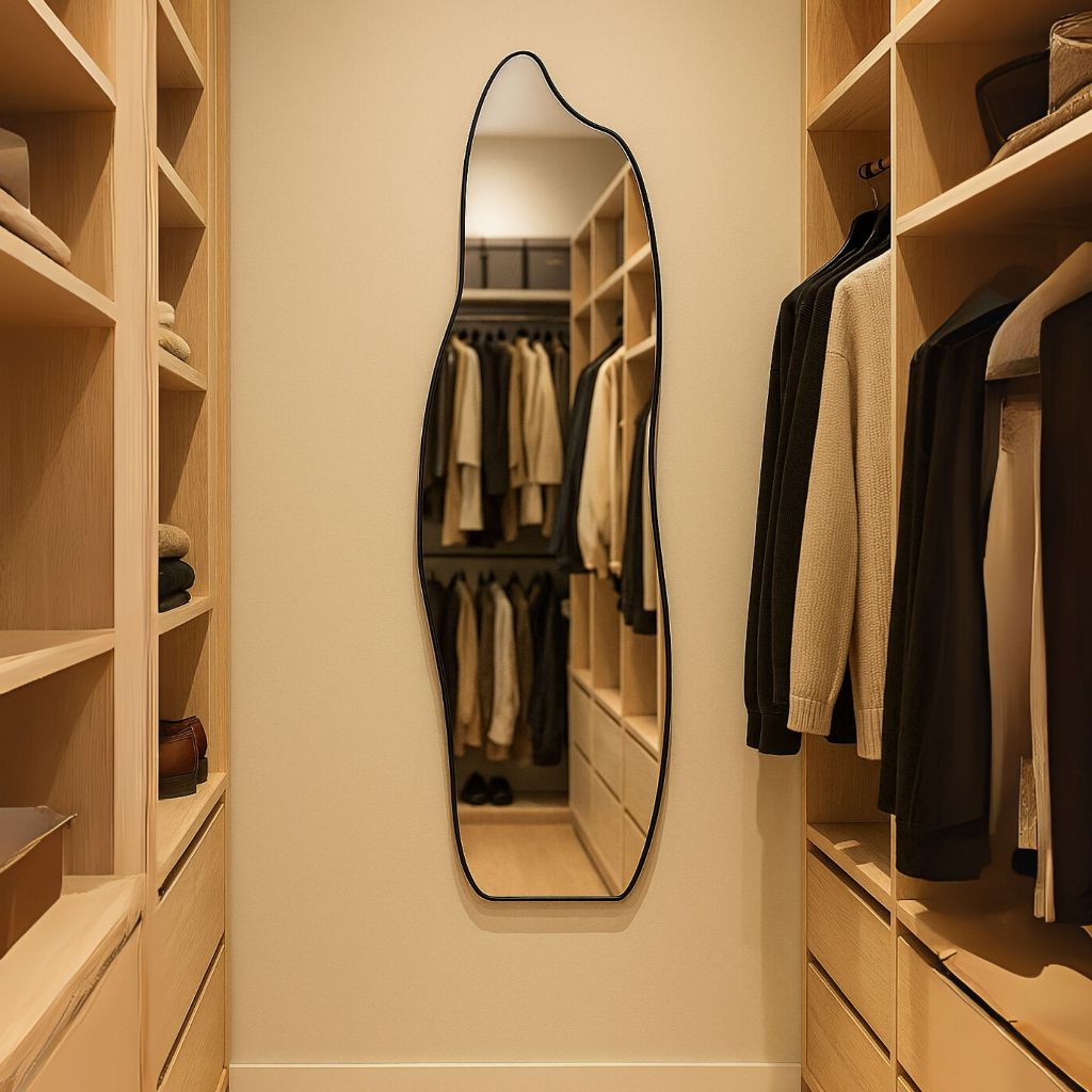 Espelho Decorativo Organico Grande Corpo inteiro 160x70cm - Mod. Fogo em Oferta na Shopee