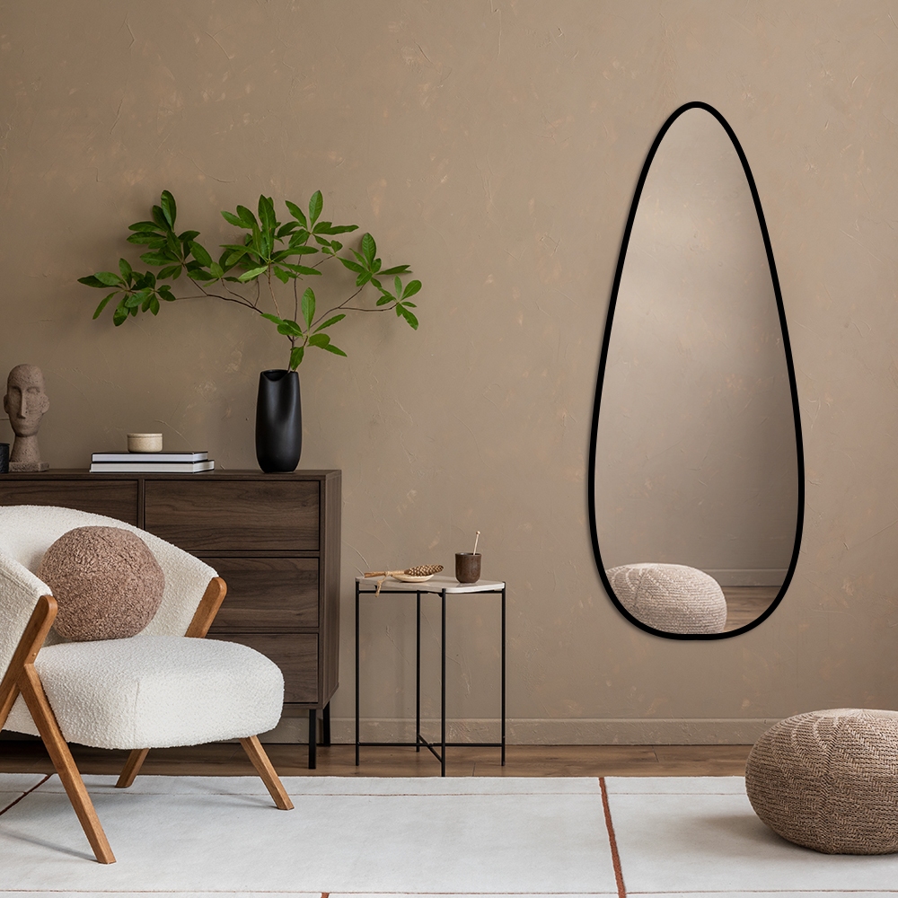 Espelho Decorativo Oval Grande 70cm X 160cm Modelo João Bobo